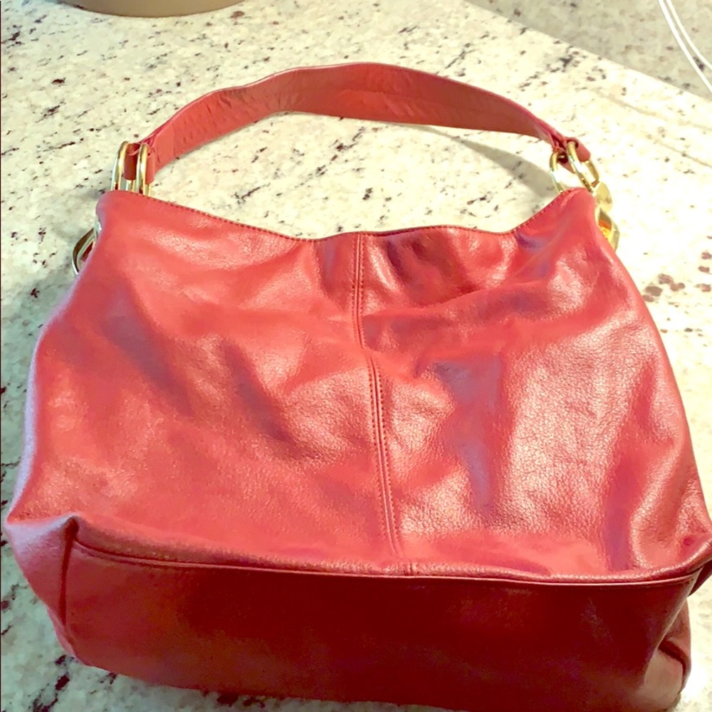 JPK Paris red leather handbag